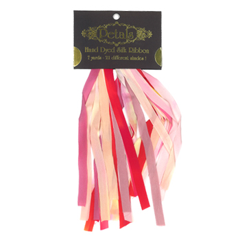 Petals Hand-Dyed Silk Ribbon #7005 7MM Roses (7yds) MAIN