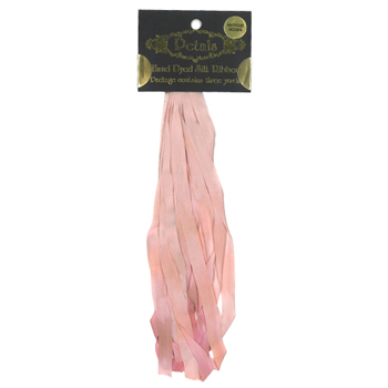 Petals Hand-Dyed Silk Ribbon #7009 7MM Antique Roses MAIN