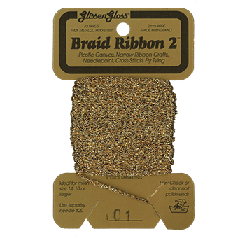 Braid Ribbon #2 Dark Gold (01) MAIN