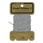 Braid Ribbon #2 Silver (03) THUMBNAIL