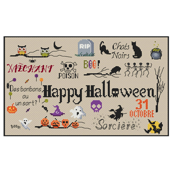 Les Petites Croix De Lucie- Halloween Sampler MAIN