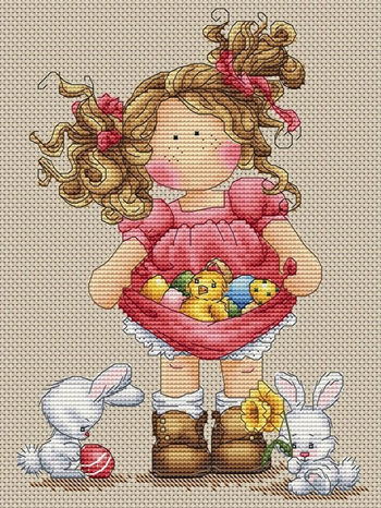 Les Petites Croix De Lucie- Lovely Girls- Happy Easter MAIN