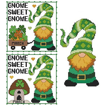 Cross Stitch Wonders - A Year of Gnomes - March MAIN