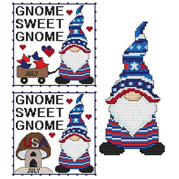 Cross Stitch Wonders - A Year of Gnomes - July MAIN