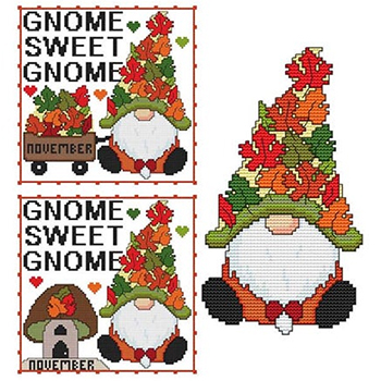 Cross Stitch Wonders - A Year of Gnomes - November MAIN