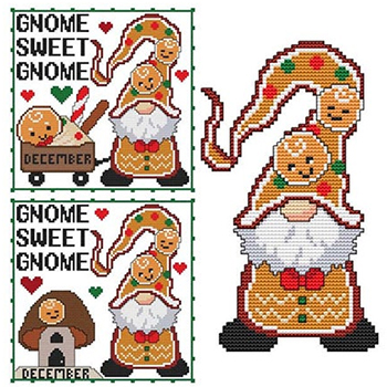 Cross Stitch Wonders - A Year of Gnomes - December MAIN