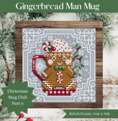 Shannon Christine Designs - Christmas Mug Club Part 5 - Gingerbread Man Mug THUMBNAIL