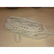 Dames of the Needle - Rick Rack 1/4" Salem Grey THUMBNAIL