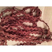Dames of the Needle - Rick Rack 1/2" Dried Wine THUMBNAIL