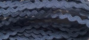 Dames of the Needle - Rick Rack 1/4" Traveling Blues MAIN