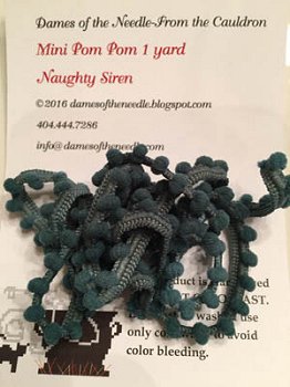 Dames of the Needle - Mini Pom Pom - Naughty Siren MAIN