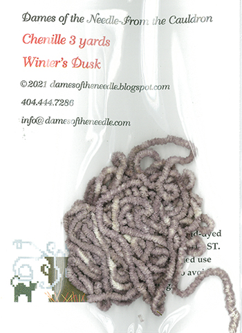 Dames of the Needle - Chenille - Winter's Dusk MAIN