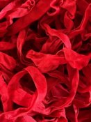 Dames of the Needle - Crinkle Ribbon 1/2 - Hot Santa THUMBNAIL