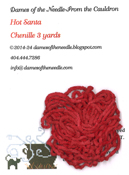Dames of the Needle - Chenille - Hot Santa THUMBNAIL