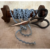 Dames of the Needle - Rick Rack 1/4" Almost Rain THUMBNAIL