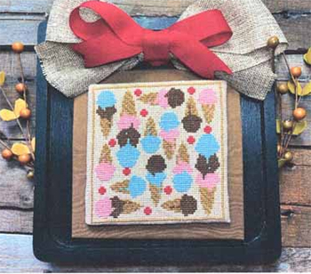 Ladybug Stitches - All Piled Up - July - Ice Cream MAIN