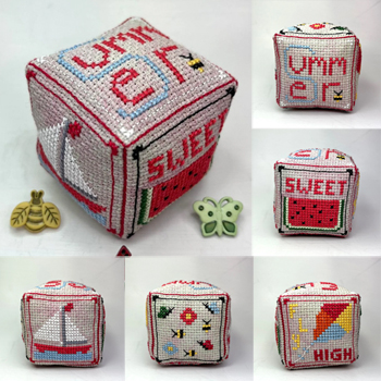 Ladybug Stitches - Small Cube Series - Summer MAIN