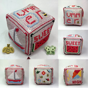Ladybug Stitches - Small Cube Series - Summer THUMBNAIL