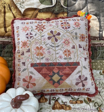 Pansy Patch Quilts and Stitchery - Betsy's Patchwork Basket Series 2 - Betsy's Autumn Basket MAIN