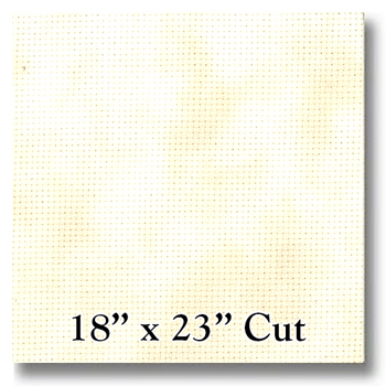 Aged Ecru Dyed Fabric 14 Count - 18" x 23" MAIN