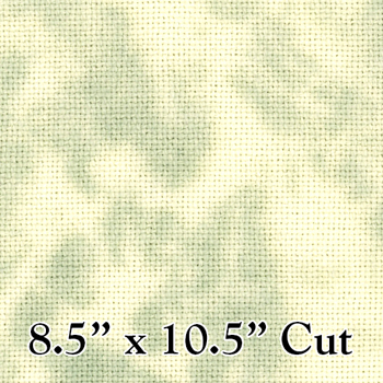 Spring Meadow Dyed Fabric 14 Count - 8.5" x 10.5" Cut MAIN