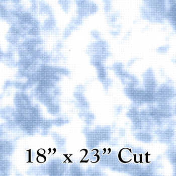 swatch of 14 Count Blue Sky Stoney Creek Dyed Aida MAIN