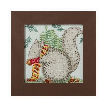 Debbie Mumm by Mill Hill - Woodland Friends 2026 - Nutty Squirrel MAIN
