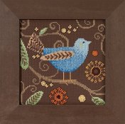 Debbie Mumm - Out On A Limb - Blue Bird Kit THUMBNAIL