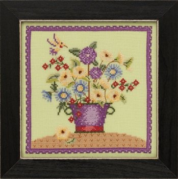 Debbie Mumm Blooms and Blossoms Kit by Mill Hill - Floral Bouquet MAIN