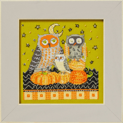 Mill Hill Artful Owls by Debbie Mumm - Autumn Owls MAIN