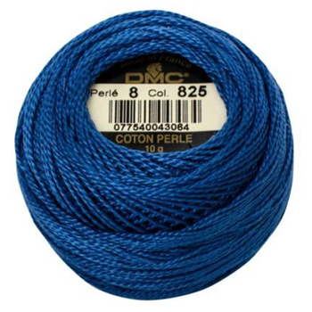 DMC 8 Pearl Cotton 0825 Medium Blue MAIN