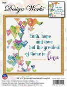 Design Works Kit - Faith, Hope, Love THUMBNAIL