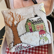Luhu Stitches - Seasonal Pin Cushion Collection - Snowman Hill Pin Keep THUMBNAIL