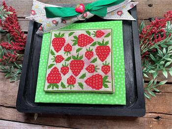 Ladybug Stitches - All Piled Up - June - Strawberries MAIN