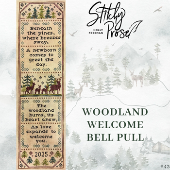 Stitchy Prose - Woodland Welcome Bell Pull MAIN