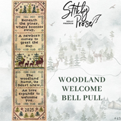 Stitchy Prose - Woodland Welcome Bell Pull THUMBNAIL