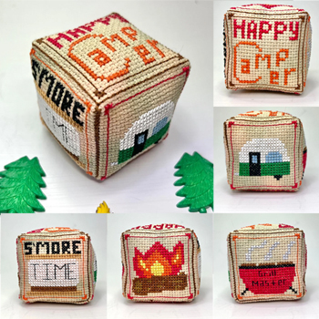 Ladybug Stitches - Small Cube Series - Camping I MAIN