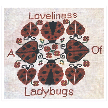Salty Stitcher Designs - A Loveliness Of Ladybugs MAIN
