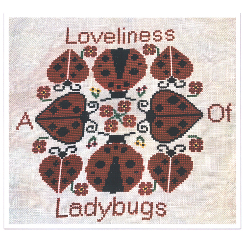 salty stitcher designs cross stitch a loveliness of ladybugs kristi