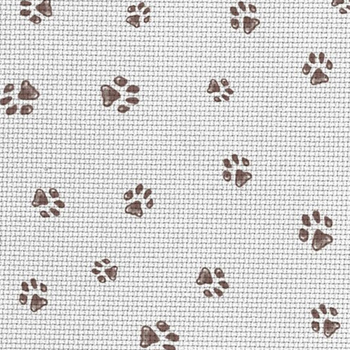 Fabric Flair Paw Prints Aida 14ct MAIN