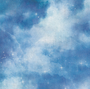 Fabric Flair Dreamscape Sky Blue with Silver Linen 28ct MAIN