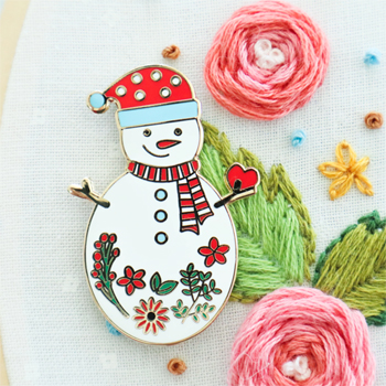 Flamingo Toes Needle Minder - Sweet Snowman MAIN