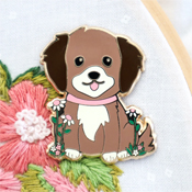 Flamingo Toes Needle Minder - Daisy Puppy THUMBNAIL