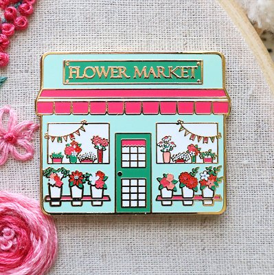 Flamingo Toes Needle Minder - Flower Market MAIN