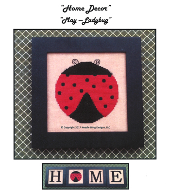 Needle Bling Designs - Home Decor - May Ladybug MAIN