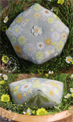 The Blue Flower - Daisy Crown Biscornu THUMBNAIL