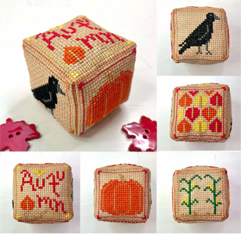 Ladybug Stitches - Small Cube Series - Autumn MAIN