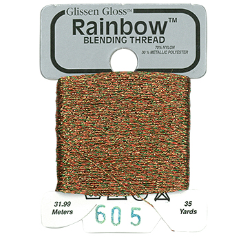 Glissen Gloss Rainbow Blending Thread 605 Brick THUMBNAIL