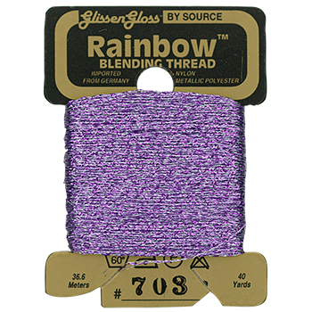 Glissen Gloss Rainbow Blending Thread 703 Lavender THUMBNAIL