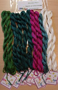 Glendon Place - The Spirit of Christmas Dinky Dyes Silk Thread Pack MAIN